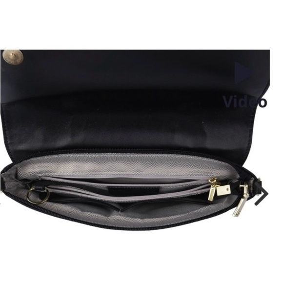 New Genuine Leather Snake Print Handbag - Picture 3 of 6